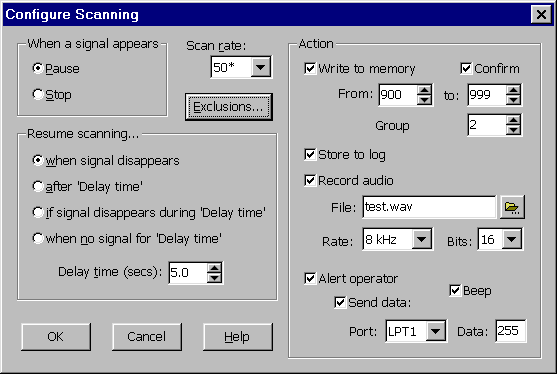 WR-3000 Series Scanner Configuration